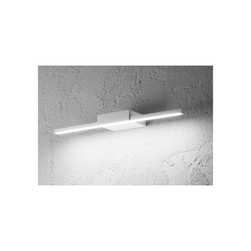 ONE APPLIQUE PER SPECCHIO DA BAGNO MODERNA IP44 LED 16W BIANCO O NERO LUCE 3000K GEA LUCE - Cristalensi Shop Online
