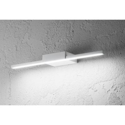 ONE APPLIQUE PER SPECCHIO DA BAGNO MODERNA IP44 LED 16W BIANCO O NERO LUCE 3000K GEA LUCE - Cristalensi Shop Online