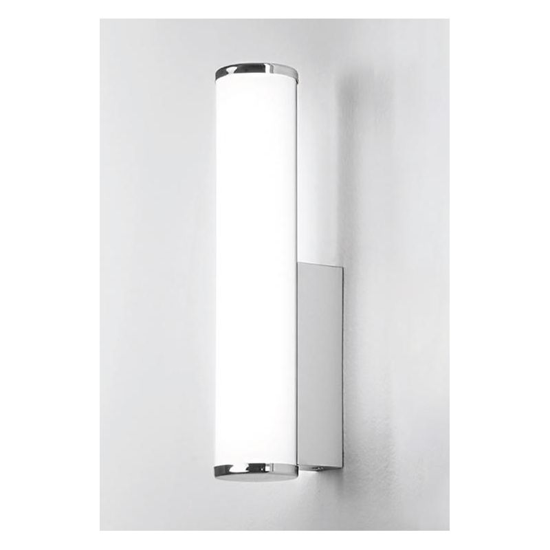 POLAR LAMPADA DA SPECCHIO IN METALLO BIANCO O CROMO IP44 LED 7W LUCE 3000K ALTEZZA CM 30 GEA LUCE - Cristalensi Shop Online
