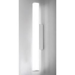 POLAR LAMPADA DA SPECCHIO IN METALLO BIANCO O CROMO IP44 LED 14W LUCE 3000K ALTEZZA CM 60 GEA LUCE - Cristalensi Shop Online