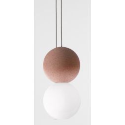 SFERA S SOSPENSIONE SINGOLA MODERNA IN VETRO CON SFERA IN CEMENTO STILE VINTAGE DELLA GEA LUCE GEA LUCE - Cristalensi Shop Onlin