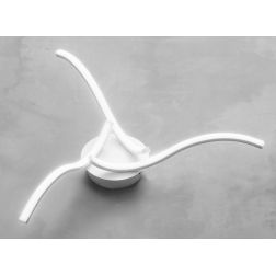 TESSA P3 PLAFONIERA SINUOSA MODERNA LED 23W LUCE 3000K O 4000K ECONOMICA GEA LUCE GEA LUCE - Cristalensi Shop Online 2