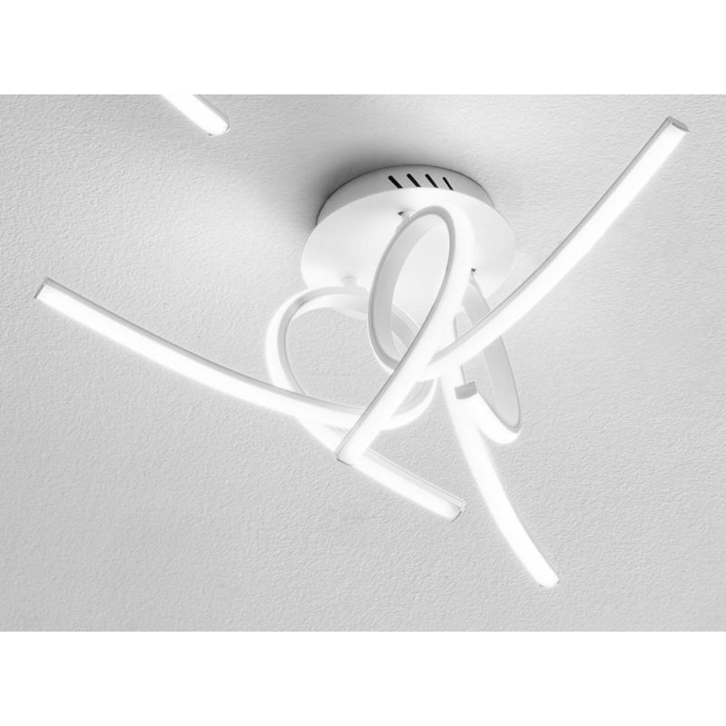 TOSCA P3 PLAFONIERA MODERNA ORIGINALE LED 45W LUCE 3000K O 4000K ECONOMICA GEA LUCE GEA LUCE - Cristalensi Shop Online