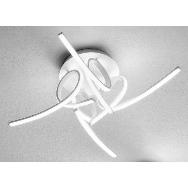 TOSCA P4 PLAFONIERA MODERNA ORIGINALE LED 60W LUCE 3000K O 4000K ECONOMICA GEA LUCE GEA LUCE - Cristalensi Shop Online