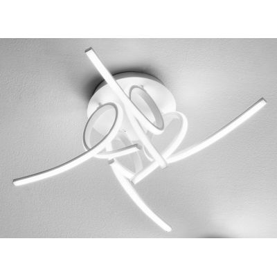 TOSCA P4 PLAFONIERA MODERNA ORIGINALE LED 60W LUCE 3000K O 4000K ECONOMICA GEA LUCE GEA LUCE - Cristalensi Shop Online