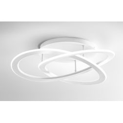 YARA PP PLAFONIERA PICCOLA MODERNA LED 30W LUCE 3000K O 4000K DIMMERABILE BIANCA GEA LUCE GEA LUCE - Cristalensi Shop Online 2