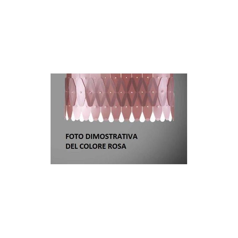 AMANDA SOSPENSIONE D27 IN POLILUX 5 COLORI DESIGN MODERNO MADE IN ITALY DI LINEA ZERO Linea Zero - Cristalensi Shop Online