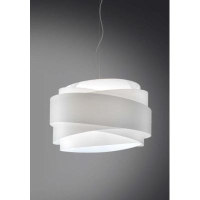 BEA S3 LAMPADARIO A SOSPENSIONE 6 COLORI IN POLILUX DIAMETRO CM 60 3XE27 MODERNO DI LINEA ZERO Linea Zero - Cristalensi Shop Onl