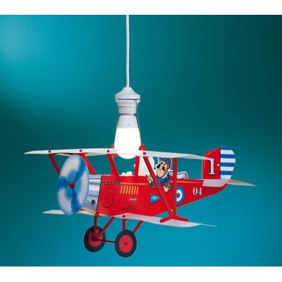 BIPLANO SOSPENSIONE DA BAMBINI IN POLILUX ROSSO O BLU DI LINEA ZERO MADE IN ITALY Linea Zero - Cristalensi Shop Online