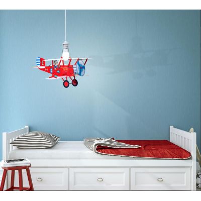 BIPLANO SOSPENSIONE DA BAMBINI IN POLILUX ROSSO O BLU DI LINEA ZERO MADE IN ITALY Linea Zero - Cristalensi Shop Online