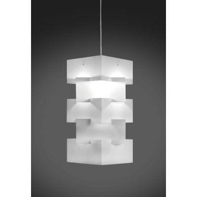 BUILDING SOSPENSIONE MODERNA IN POLILUX 5 COLORI MADE IN ITALY DI LINEA ZERO Linea Zero - Cristalensi Shop Online