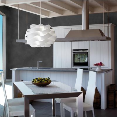 CLOUD GRANDE LAMPADARIO A SOSPENSIONE MODERNO IN POLILUX 6 COLORI DIAMETRO CM 100 DI LINEA ZERO Linea Zero - Cristalensi Shop On