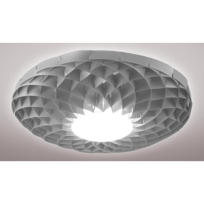 DALIA GRANDE PLAFONIERA MODERNA D98 IN POLILUX 5 COLORI ATTACCO GX53 MADE IN ITALY DI LINEA ZERO Linea Zero - Cristalensi Shop O