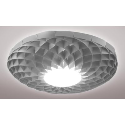 DALIA GRANDE PLAFONIERA MODERNA D98 IN POLILUX 5 COLORI ATTACCO GX53 MADE IN ITALY DI LINEA ZERO Linea Zero - Cristalensi Shop O