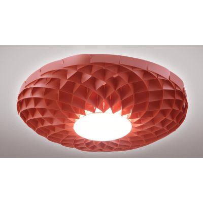 DALIA GRANDE PLAFONIERA MODERNA D98 IN POLILUX 5 COLORI ATTACCO GX53 MADE IN ITALY DI LINEA ZERO Linea Zero - Cristalensi Shop O