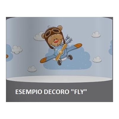 DECOKIDS APPLIQUE DA BAMBINI IN POLILUX CON SIMPATICHE GRAFICHE MADE IN ITALY DI LINEA ZERO Linea Zero - Cristalensi Shop Online