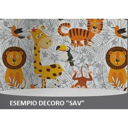 DECOKIDS APPLIQUE DA BAMBINI IN POLILUX CON SIMPATICHE GRAFICHE MADE IN ITALY DI LINEA ZERO Linea Zero - Cristalensi Shop Online 2