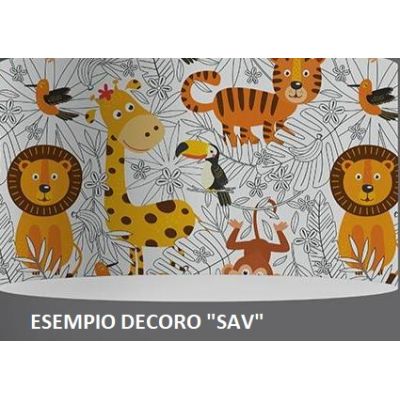 DECOKIDS APPLIQUE DA BAMBINI IN POLILUX CON SIMPATICHE GRAFICHE MADE IN ITALY DI LINEA ZERO Linea Zero - Cristalensi Shop Online