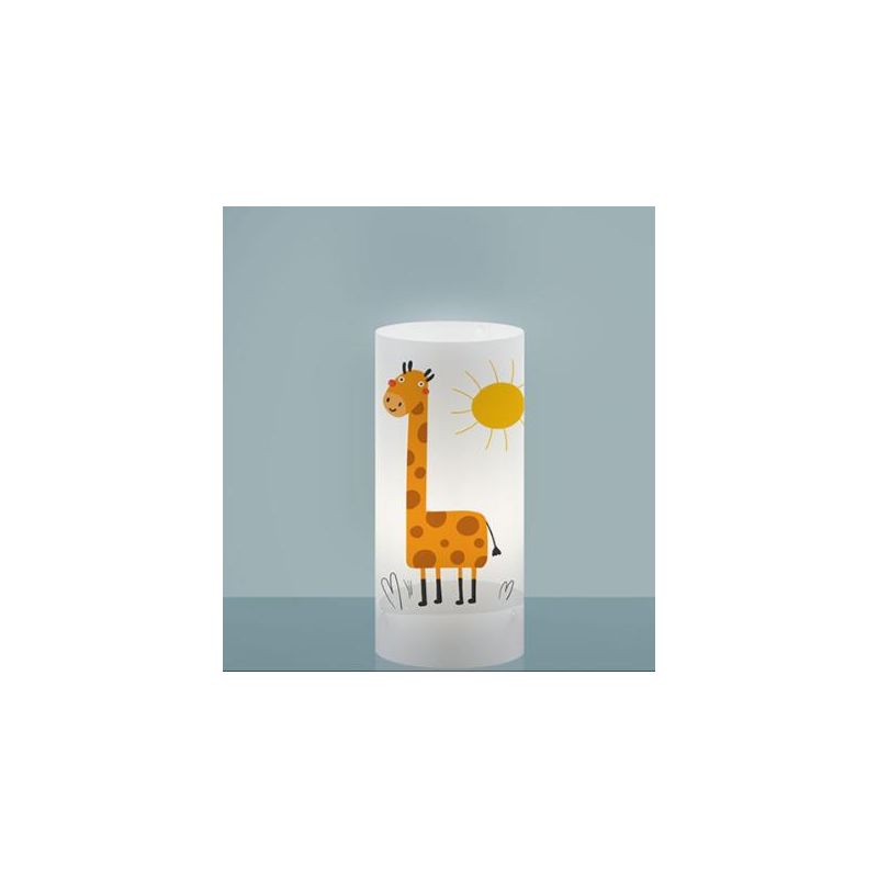 DECOKIDS LAMPADA DA TAVOLO IN POLILUX CON SIMPATICHE GRAFICHE PER CAMERETTE BIMBI DI LINEA ZERO Linea Zero - Cristalensi Shop On