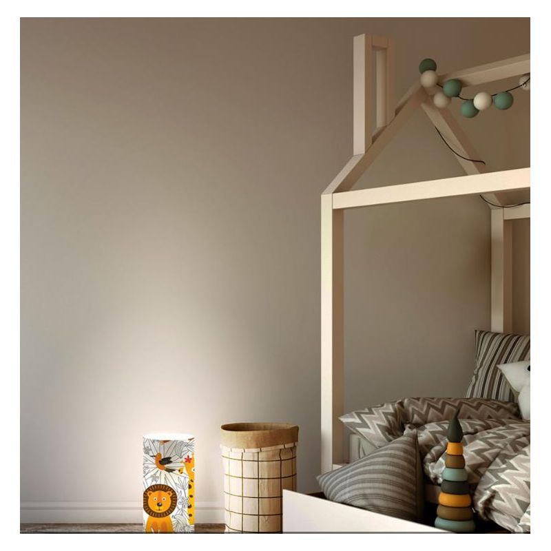 DECOKIDS LAMPADA DA TAVOLO IN POLILUX CON SIMPATICHE GRAFICHE PER CAMERETTE BIMBI DI LINEA ZERO Linea Zero - Cristalensi Shop On
