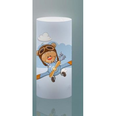 DECOKIDS LAMPADA DA TAVOLO IN POLILUX CON SIMPATICHE GRAFICHE PER CAMERETTE BIMBI DI LINEA ZERO Linea Zero - Cristalensi Shop On