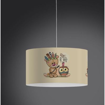 DECOKIDS LAMPADARIO DA BAMBINI IN POLILUX CON SIMPATICHE GRAFICHE MADE IN ITALY DI LINEA ZERO Linea Zero - Cristalensi Shop Onli