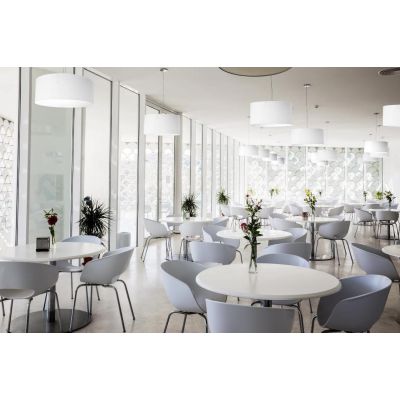 DECOLIGHT LAMPADARIO A SOSPENSIONE D40 IN POLILUX CON 7 SIMPATICHE STAMPE DELLA LINEA ZERO Linea Zero - Cristalensi Shop Online