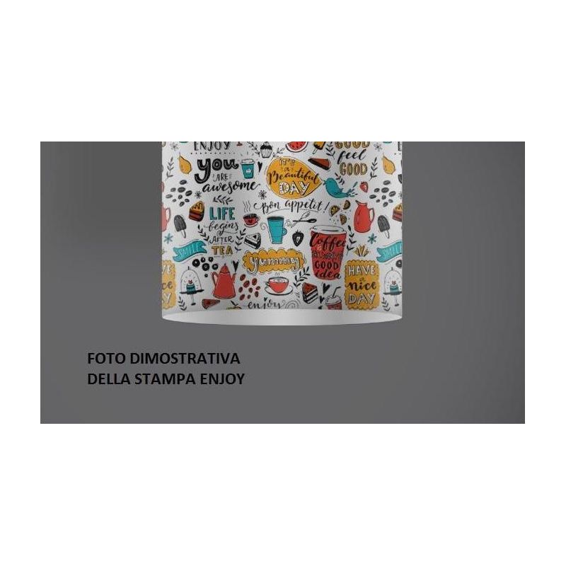 DECOLIGHT APPLIQUE CILINDRICO H35 IN POLILUX DESIGN MODERNO DELLA LINEA ZERO Linea Zero - Cristalensi Shop Online