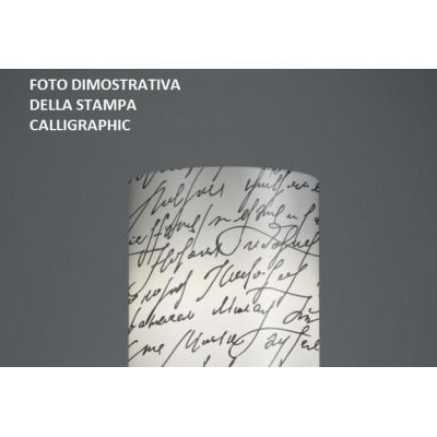 DECOLIGHT APPLIQUE CILINDRICO H42 IN POLILUX DESIGN MODERNO DELLA LINEA ZERO Linea Zero - Cristalensi Shop Online
