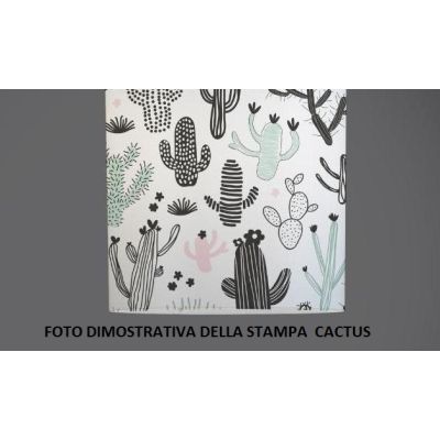 DECOLIGHT PIANTANA IN POLILUX CON 7 SIMPATICHE STAMPE COMPLETA DI BASE MODERNA DELLA LINEA ZERO Linea Zero - Cristalensi Shop On