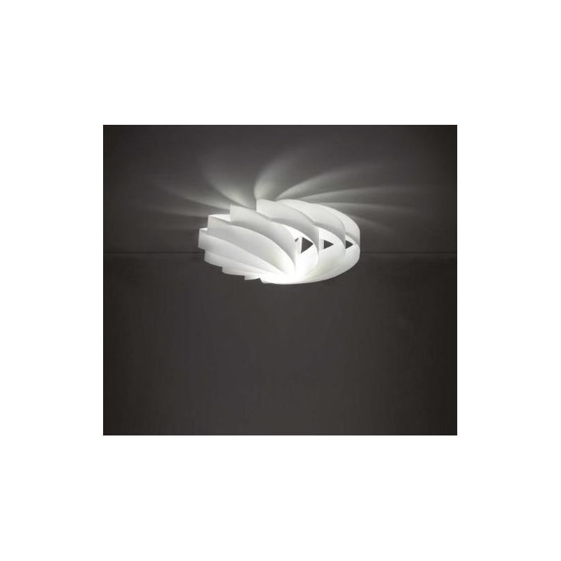 FLAT PLAFONIERA PICCOLA MODERNA CON DIAMETRO 30 CM IN POLILUX 6 COLORI DELLA LINEA ZERO Linea Zero - Cristalensi Shop Online