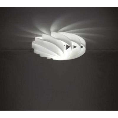 FLAT PLAFONIERA PICCOLA MODERNA CON DIAMETRO 30 CM IN POLILUX 6 COLORI DELLA LINEA ZERO Linea Zero - Cristalensi Shop Online