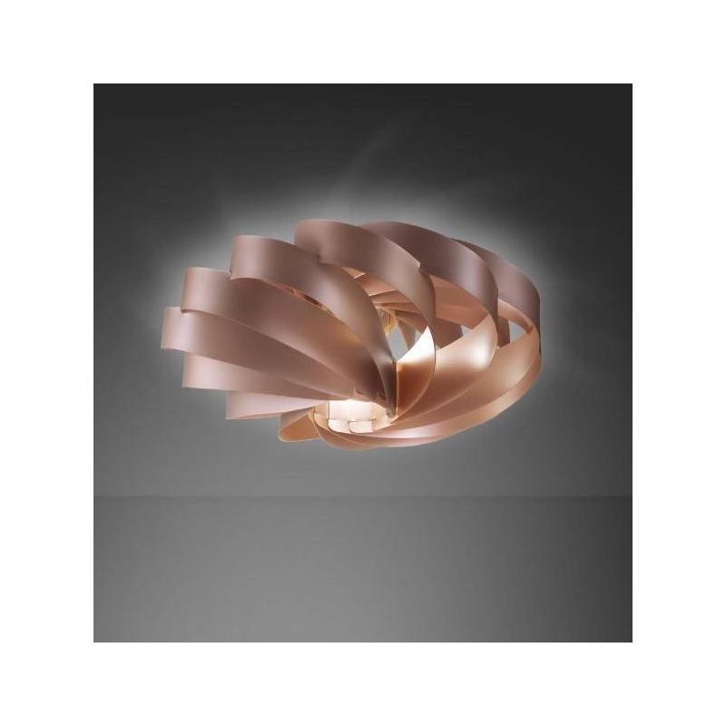FLAT PLAFONIERA MODERNA CON DIAMETRO 50 CM IN POLILUX 6 COLORI DELLA LINEA ZERO Linea Zero - Cristalensi Shop Online