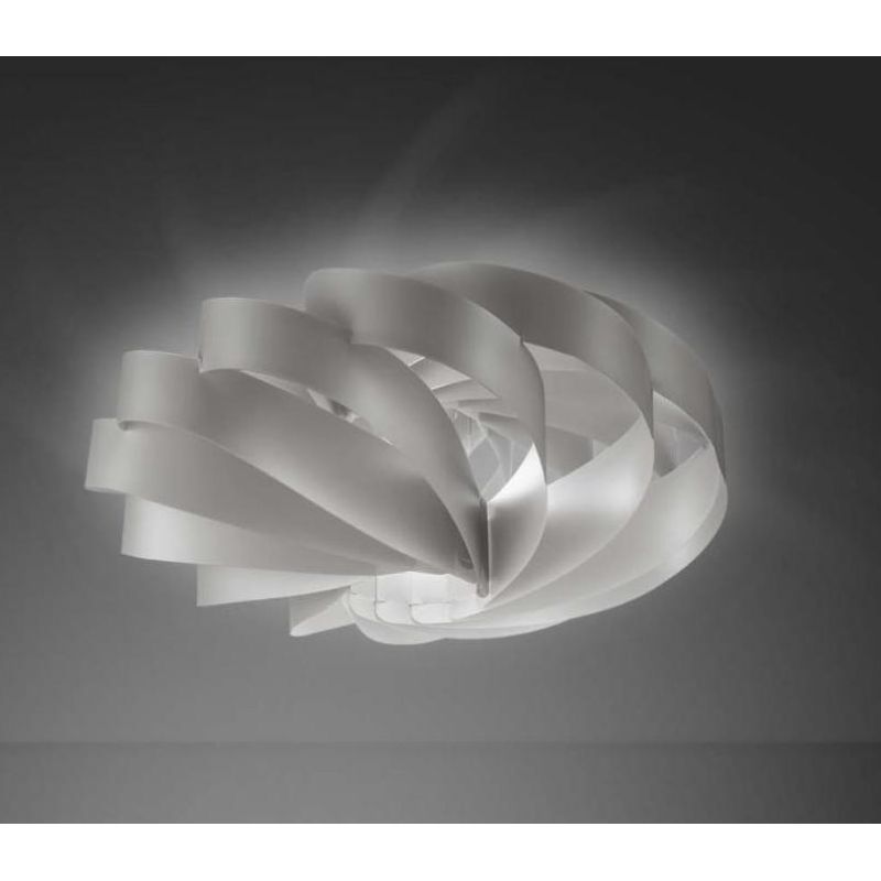 FLAT PLAFONIERA GRANDE CON DIAMETRO 70 CM IN POLILUX 6 COLORI MODERNA DELLA LINEA ZERO Linea Zero - Cristalensi Shop Online