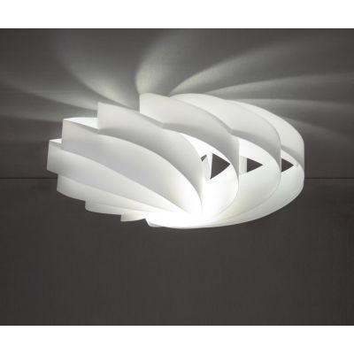 FLAT PLAFONIERA GRANDE CON DIAMETRO 70 CM IN POLILUX 6 COLORI MODERNA DELLA LINEA ZERO Linea Zero - Cristalensi Shop Online