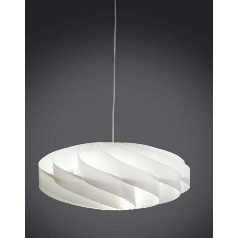 FLAT SOSPENSIONE CON DIAMETRO 40 CM IN POLILUX 6 COLORI MODERNA DELLA LINEA ZERO Linea Zero - Cristalensi Shop Online