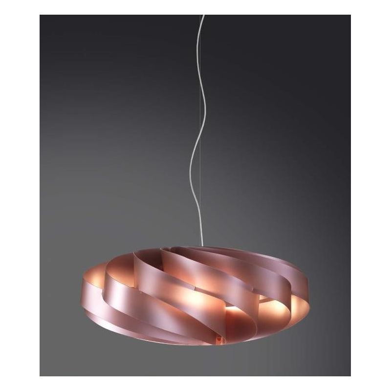 FLAT SOSPENSIONE DIAMETRO 50 CM IN POLILUX 6 COLORI PORTALAMPADE 1XE27 DI LINEA ZERO Linea Zero - Cristalensi Shop Online