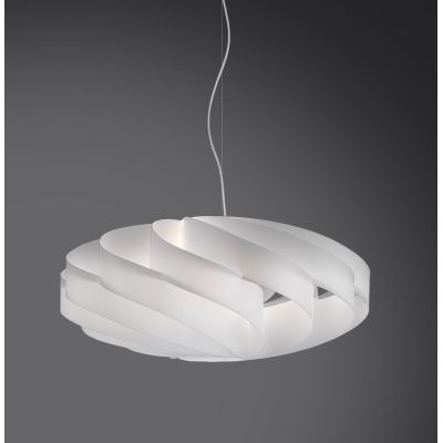 FLAT SOSPENSIONE DIAMETRO 50 CM IN POLILUX 6 COLORI PORTALAMPADE 1XE27 DI LINEA ZERO Linea Zero - Cristalensi Shop Online