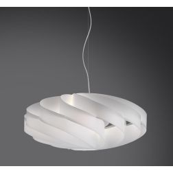 FLAT LAMPADARIO A SOSPENSIONE CON DIAMETRO 60 CM IN POLILUX 6 COLORI MODERNA DELLA LINEA ZERO Linea Zero - Cristalensi Shop Onli 2