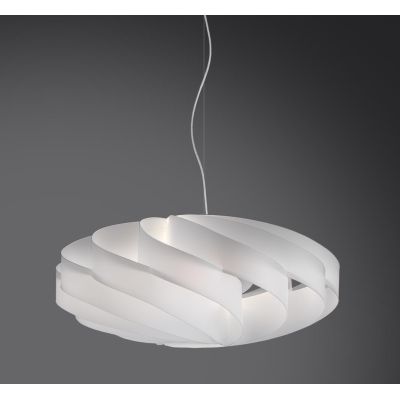 FLAT LAMPADARIO A SOSPENSIONE CON DIAMETRO 60 CM IN POLILUX 6 COLORI MODERNA DELLA LINEA ZERO Linea Zero - Cristalensi Shop Onli
