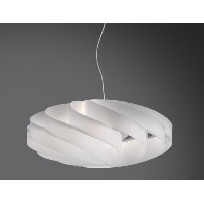 FLAT SOSPENSIONE GRANDE CON DIAMETRO 70 CM IN POLILUX 6 COLORI MODERNA DELLA LINEA ZERO Linea Zero - Cristalensi Shop Online