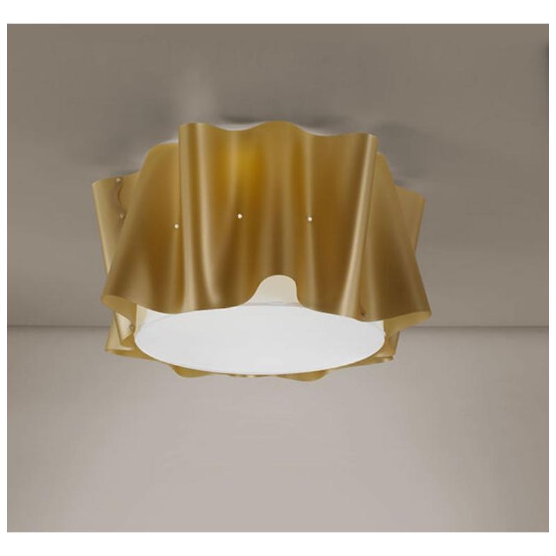 FOLIO PLAFONIERA DIAMETRO CM 50 IN POLILUX ELEGANTE E MODERNO 5 COLORI DELLA LINEA ZERO Linea Zero - Cristalensi Shop Online