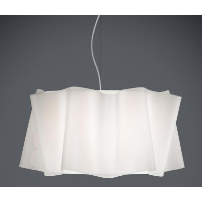 FOLIO LAMPADARIO A SOSPENSIONE IN POLILUX ELEGANTE E MODERNO IN 5 COLORI DELLA LINEA ZERO Linea Zero - Cristalensi Shop Online
