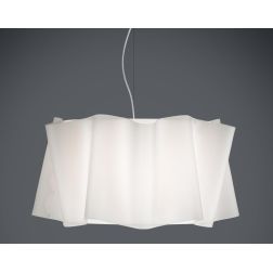 FOLIO LAMPADARIO A SOSPENSIONE DIAMETRO CM 50 IN POLILUX 5 COLORI ELEGANTE E MODERNO DELLA LINEA ZERO Linea Zero - Cristalensi S