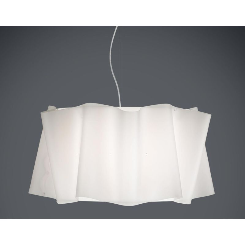 FOLIO LAMPADARIO A SOSPENSIONE DIAMETRO CM 50 IN POLILUX 5 COLORI ELEGANTE E MODERNO DELLA LINEA ZERO Linea Zero - Cristalensi S