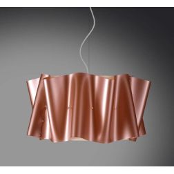 FOLIO LAMPADARIO A SOSPENSIONE DIAMETRO CM 50 IN POLILUX 5 COLORI ELEGANTE E MODERNO DELLA LINEA ZERO Linea Zero - Cristalensi S 2