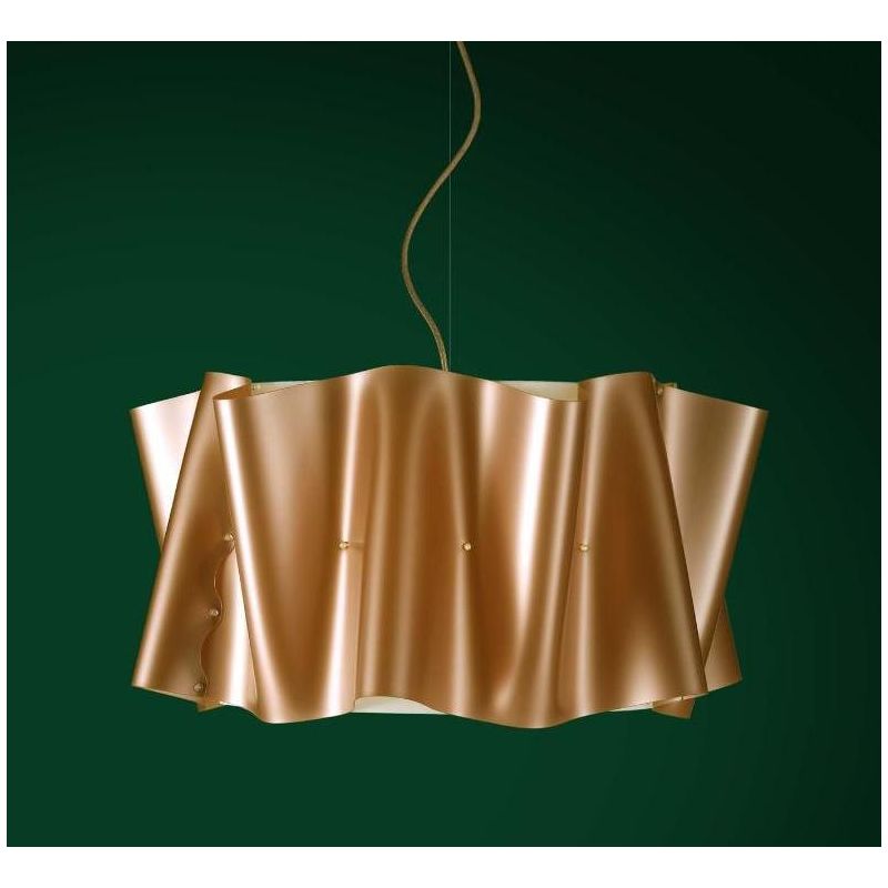 FOLIO LAMPADARIO A SOSPENSIONE DIAMETRO CM 50 IN POLILUX 5 COLORI ELEGANTE E MODERNO DELLA LINEA ZERO Linea Zero - Cristalensi S