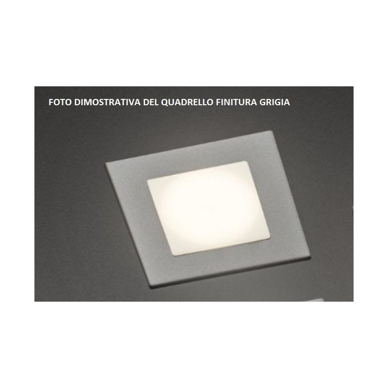 DEDALO PICCOLA PLAFONIERA IN METALLO ANTRACITE CON QUADRELLI IN 8 COLORI A SCELTA LAMPADINE GX53 Illuminando - Cristalensi Shop