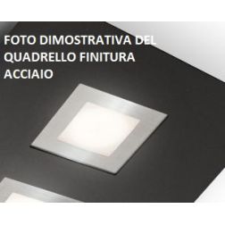 DEDALO PICCOLA PLAFONIERA IN METALLO ANTRACITE CON QUADRELLI IN 8 COLORI A SCELTA LAMPADINE GX53 Illuminando - Cristalensi Shop 2