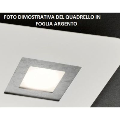 DEDALO PICCOLA PLAFONIERA IN METALLO ANTRACITE CON QUADRELLI IN 8 COLORI A SCELTA LAMPADINE GX53 Illuminando - Cristalensi Shop